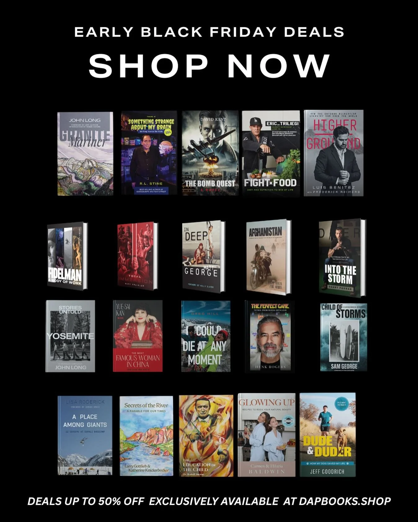 🚨 We&rsquo;ve got some deals you won&rsquo;t find anywhere else! Check out our up to 50% off Early Black Friday sale at dapbooks.shop (link in bio)!

#BlackFriday #Book #Sale #Read #ShopNow