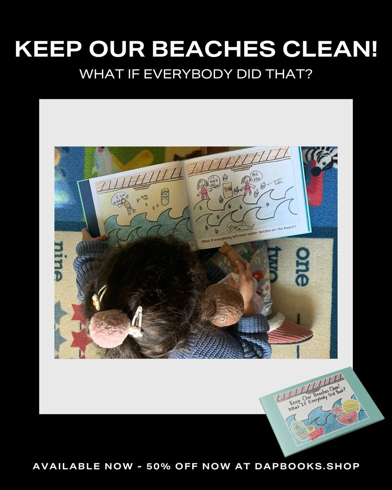 🌊 🏖️ An informative, important read that the kiddos will love! Check out &ldquo;Keep Our Beaches Clean! What if Everybody Did That?&rdquo; 50% off now exclusively through dapbooks.shop

🔗 Link in bio 

#childrensbookstagram #read #bookstagram #bea