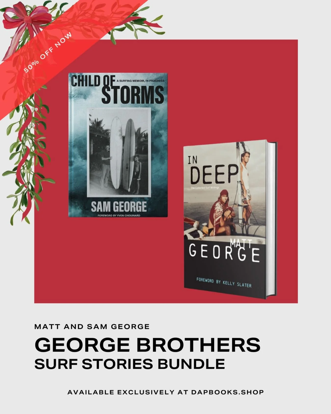 We couldn&rsquo;t wait any longer&hellip; 

Our Black Friday deals are so good, we had to drop one early. 🔥

For a limited time, grab the George Brothers Surf Stories bundle for 50% OFF &mdash; available exclusively through Di Angelo Publications! ?