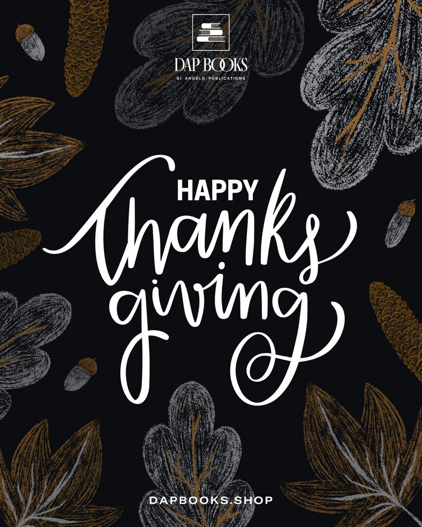 Grateful today and always for YOU! 🤎📚

To our readers, supporters, and authors &mdash; thank you for inspiring us, uplifting storytelling, and being part of the DAP community.

Wishing you a warm and joyful Thanksgiving! 🦃