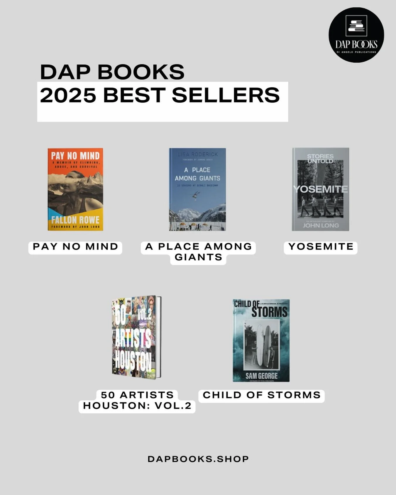 📚✨ Thank you to our readers for making these titles 2025 best sellers.

Your support turns stories into movements&mdash;and we&rsquo;re just getting started.

👉 Head to dapbooks.shop to explore our top 2025 best sellers and discover our full catalo