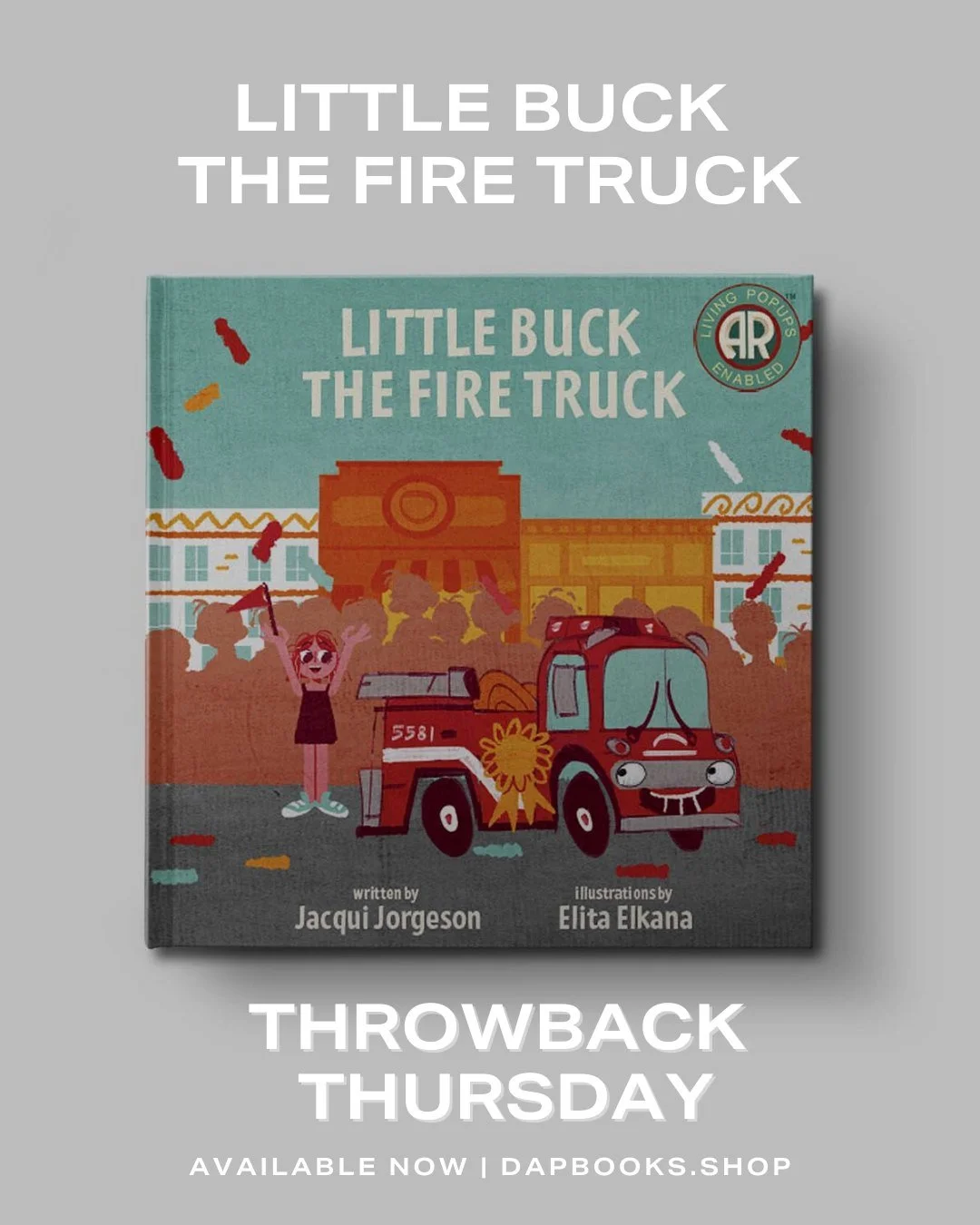 Great books don&rsquo;t have an expiration date &mdash; they just keep finding new homes. We're sure this brave little fire truck will find a special home in kids hearts everywhere! Nab your copy today at dapbooks.shop.
#littlebuckthefiretruck #throw