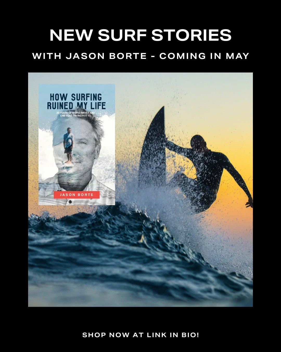Sometimes, the best thing you can do for yourself if to walk away from the thing you love most. Join Jason Borte  on a wild ride between his three-decade rollercoaster in the surf and his frightening year on dry land, as well as the tumult that follo