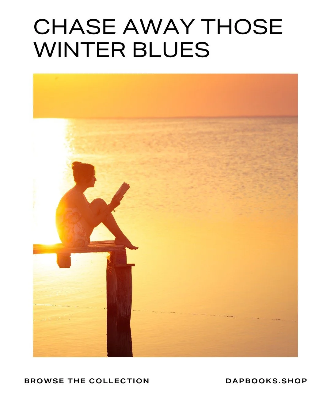 Which warm weather title will help you banish the wintry blues this weekend? Check out the selection at www.dapbooks.shop.

#banishthewinterblues #weekendreads #diangelopublications #dapbooks
