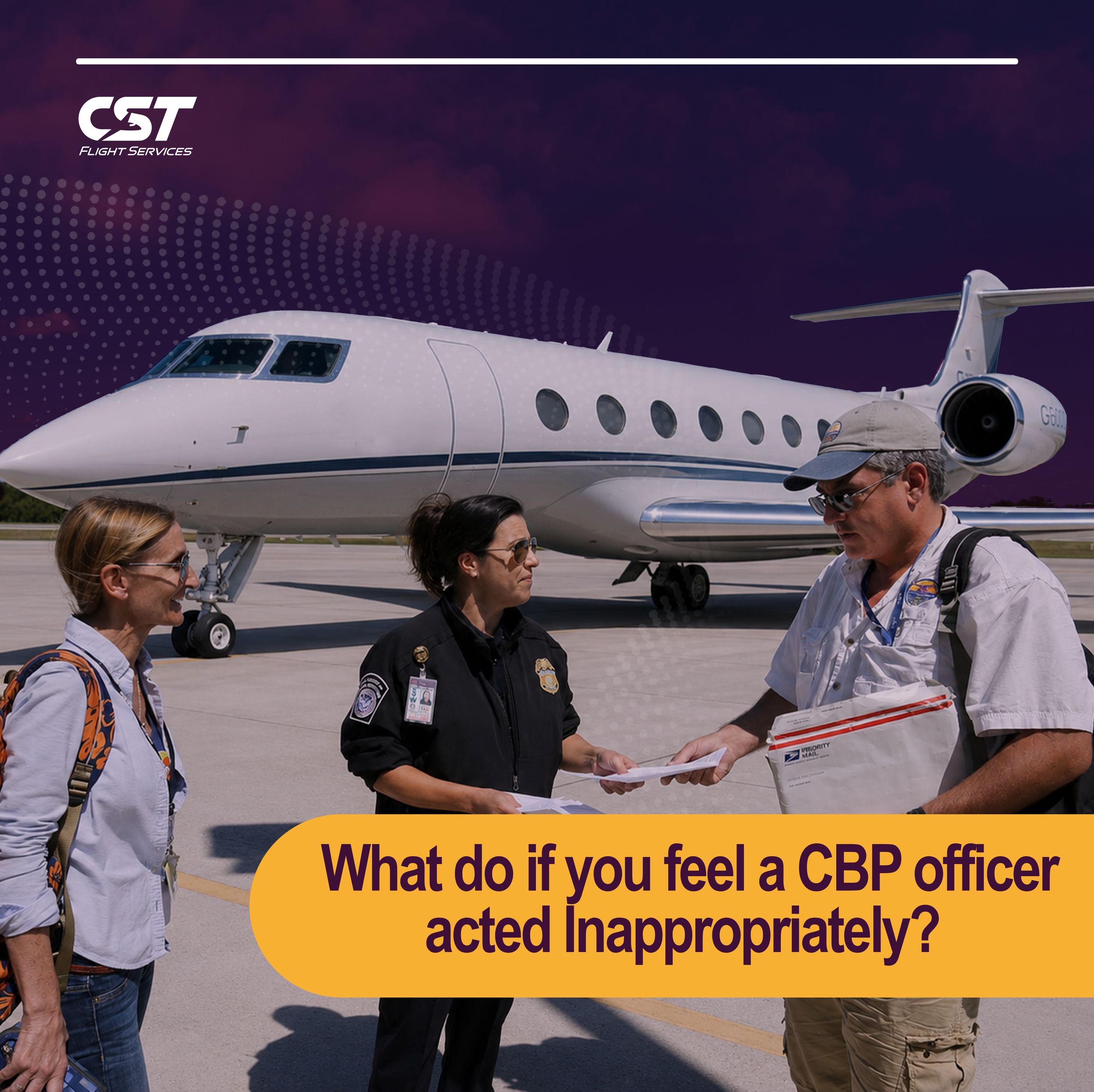 WHAT TO DO IF YOU FEEL A CBP OFFICER ACTED INAPPROPRIATELY?