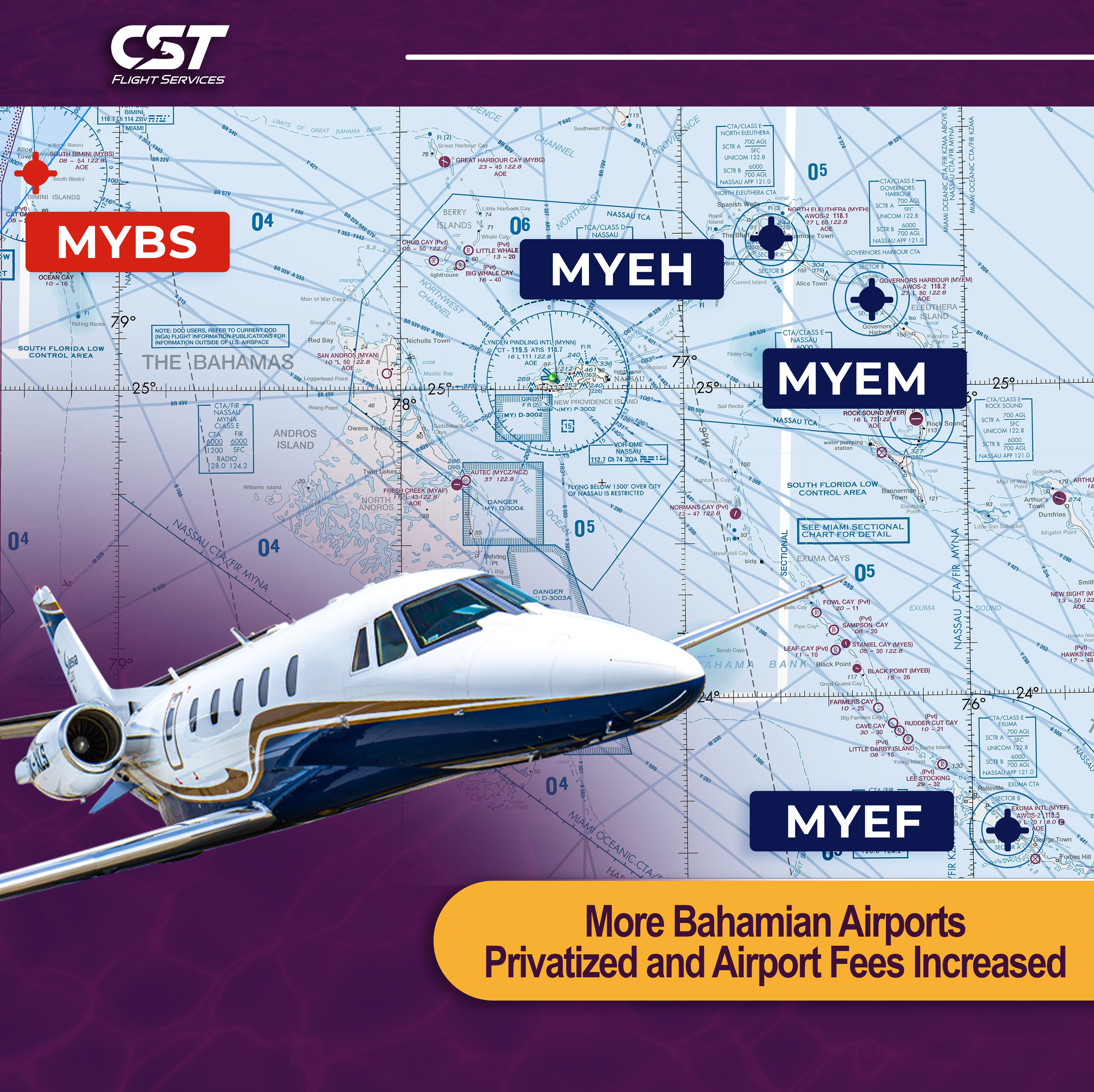 More Bahamian airports privatized and airport fees increased