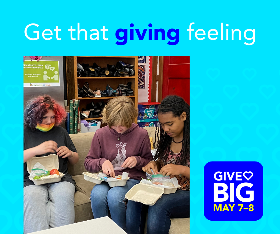 Support Readiness To Learn's GiveBIG Campaign