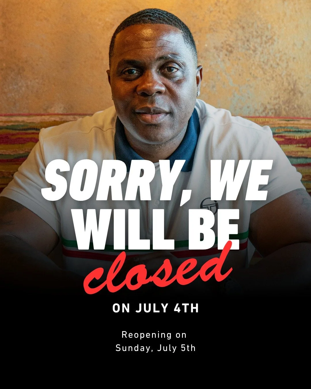 Closed July 4th so our team can rest up, eat good, and spend time with family! See you back at it on July 5th!

#ATLFoodie #AtlantaEats #AtlantaRestaurants #ChefRobsCafe #happyhouratl