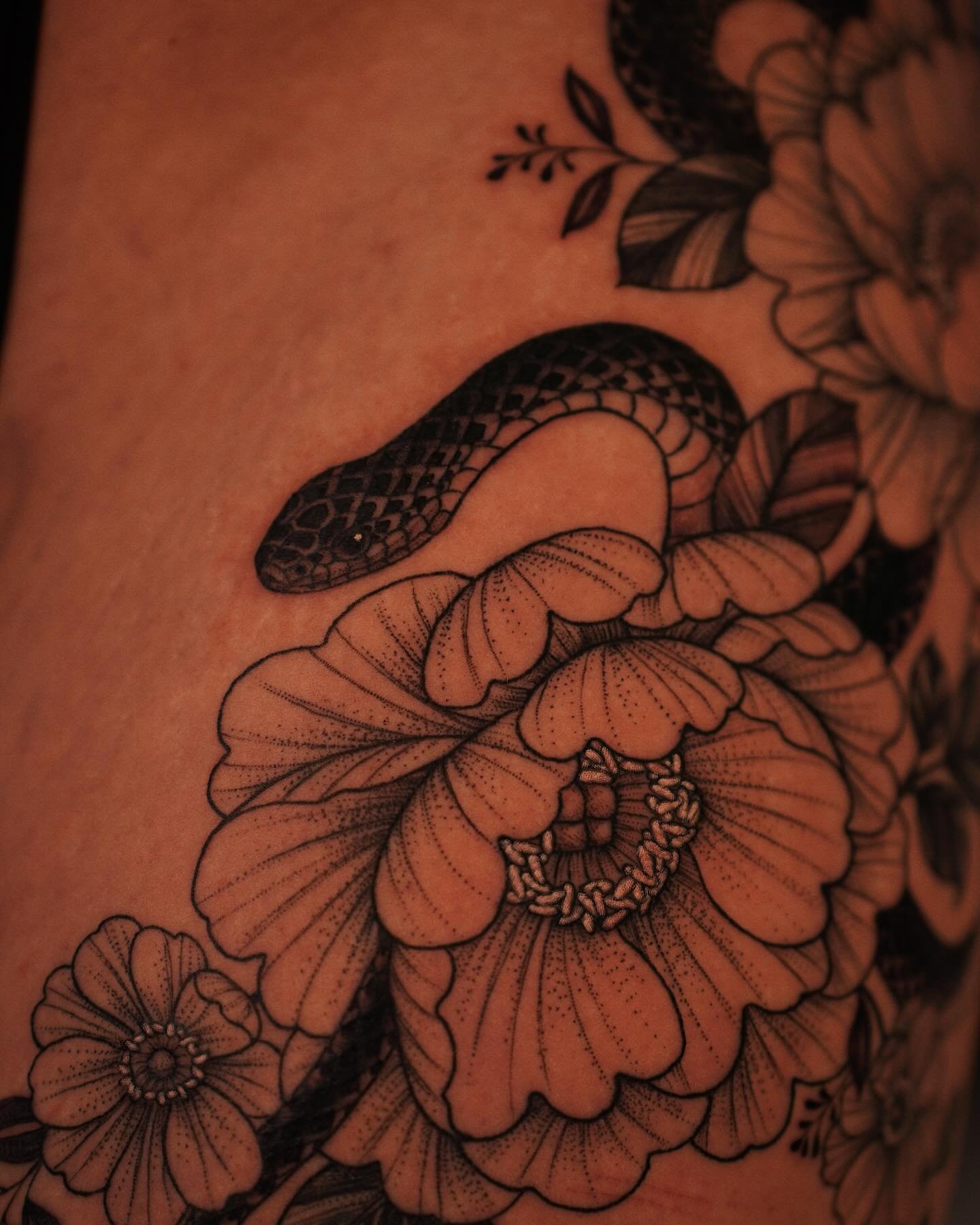 Slithering into the weekend like 🐍 thanks so much for sitting so well and getting this done so fast Hayley!