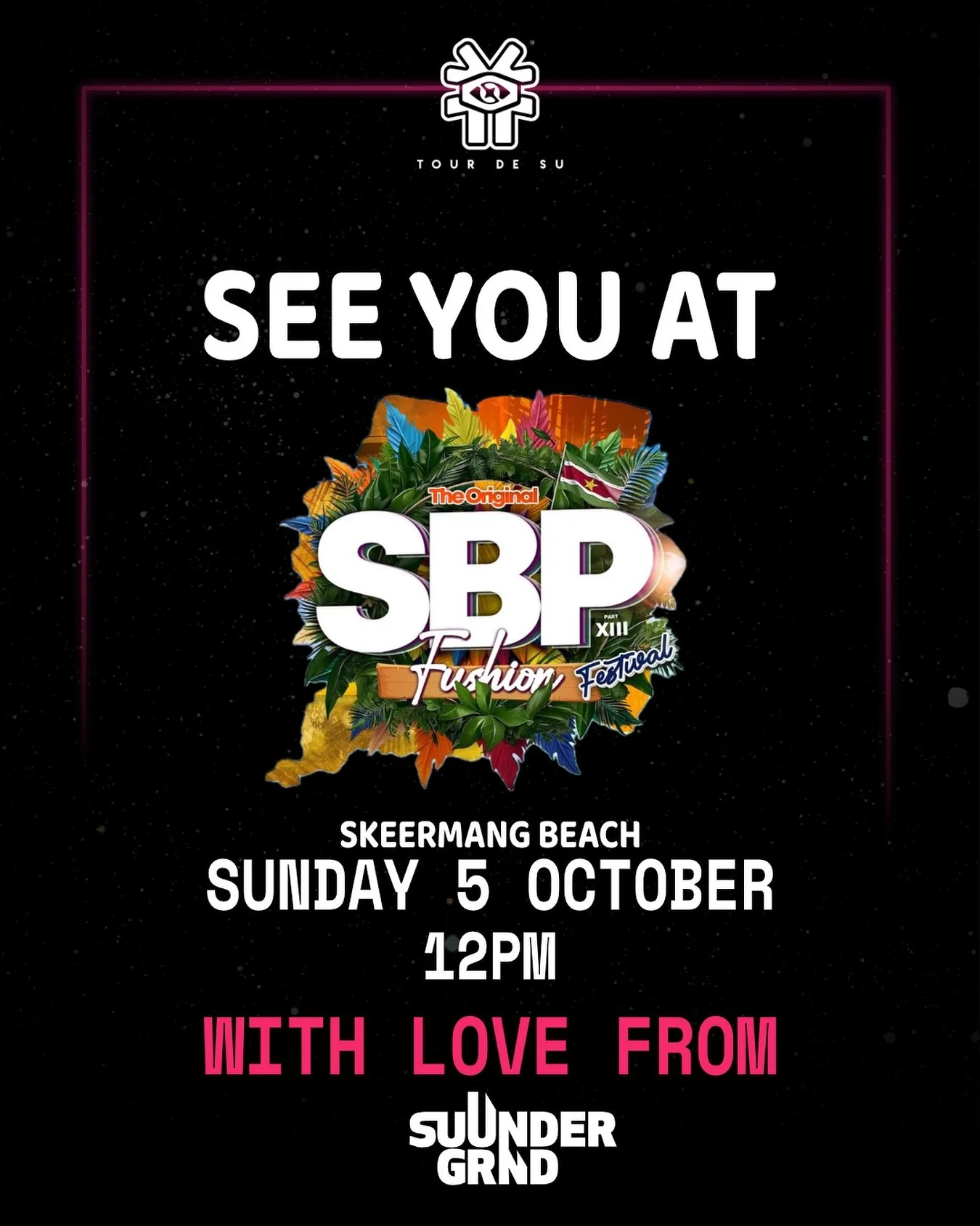 Big Love to @tourdesu 

We&rsquo;re showing up at the Summer Beach Party. 
Come through and let&rsquo;s make it Unforgettable Together.

See You There!
#tourdesu