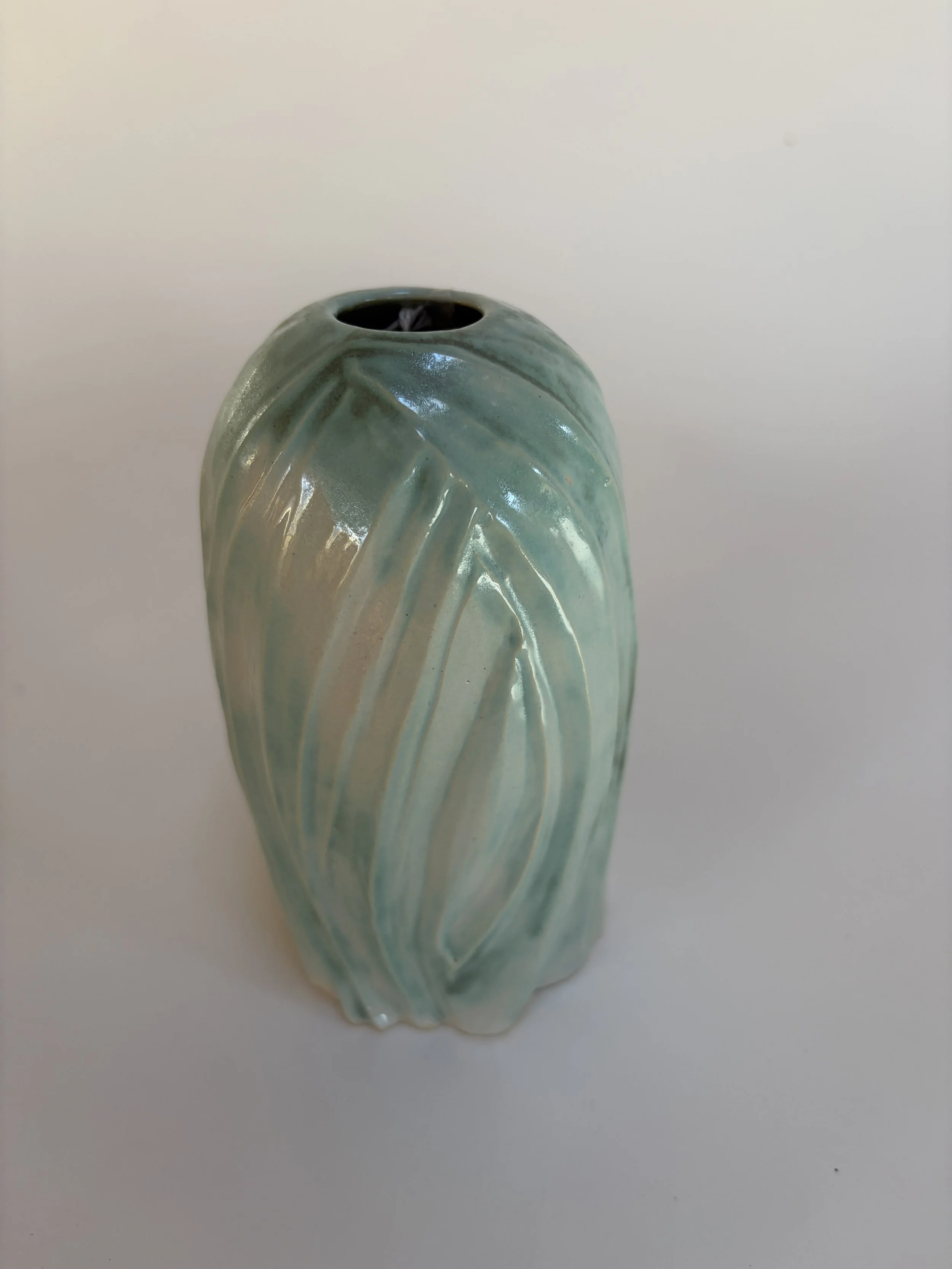 Celadon bud vase
