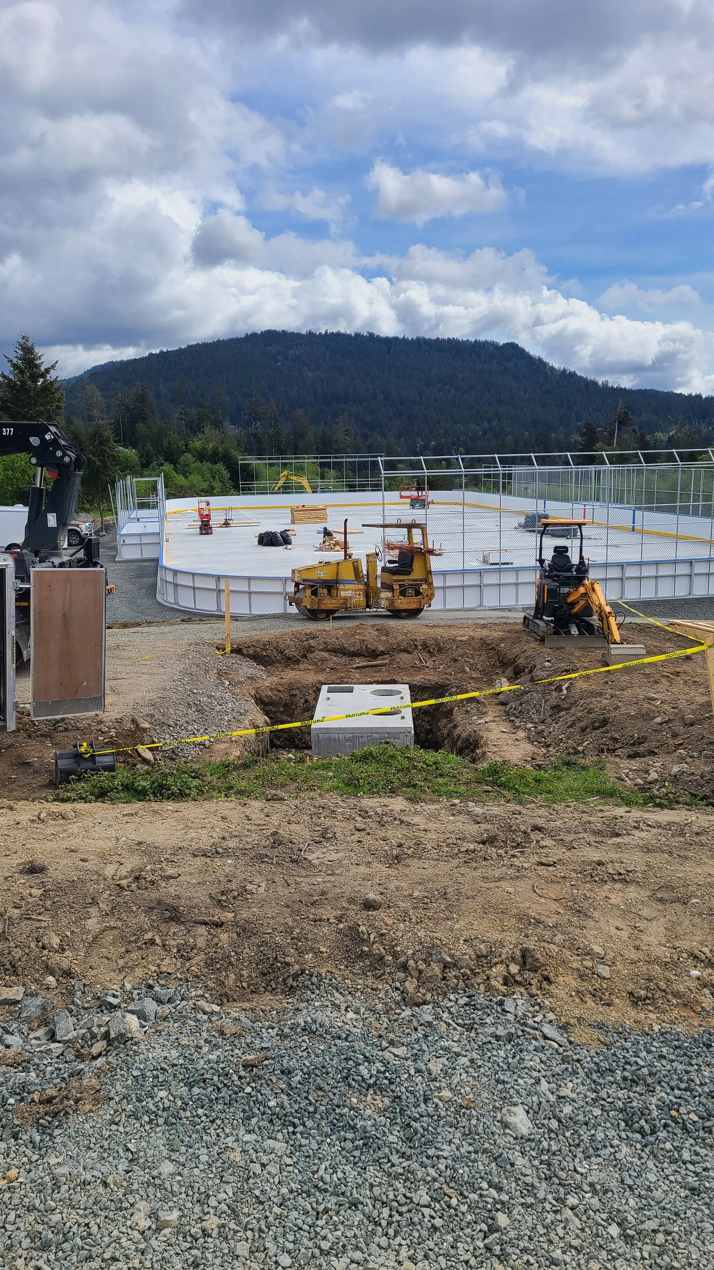 Project management of a multi-use sport box.