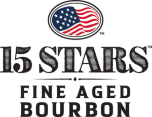 15 Stars Bourbon Logo