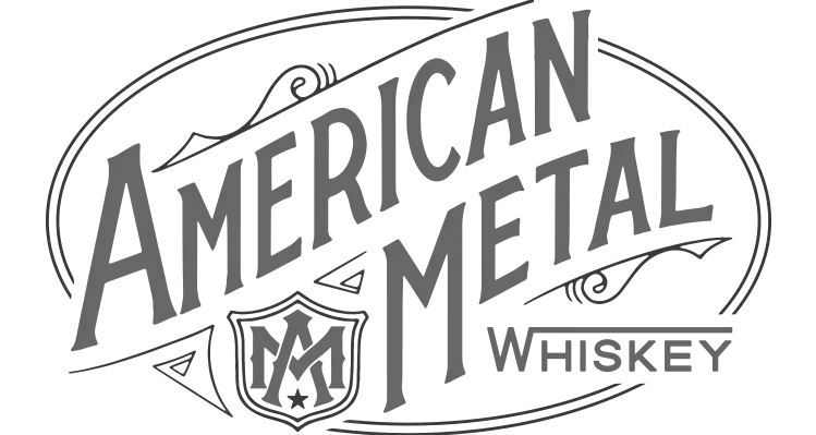 american metal whiskey logo