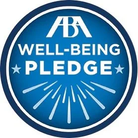 Everview Law "ABA WELL-BEING PLEDGE" and features the ABA logo at the top.