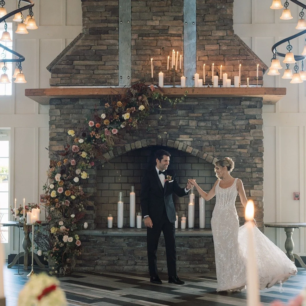 When we design florals for Landmark venues, we don&rsquo;t start with Pinterest.

We start with the space itself. The fireplaces, ceiling height, natural light, room flow, and the architectural details that make each venue unique.

Florals should res