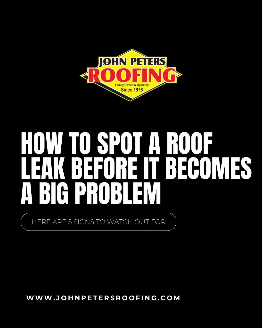 Don’t Let a Small Roof Leak Turn Into a Major Home Repair