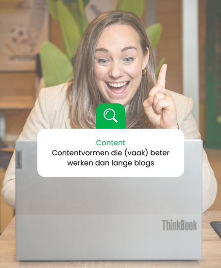Contentformats die beter werken dan lange blogs