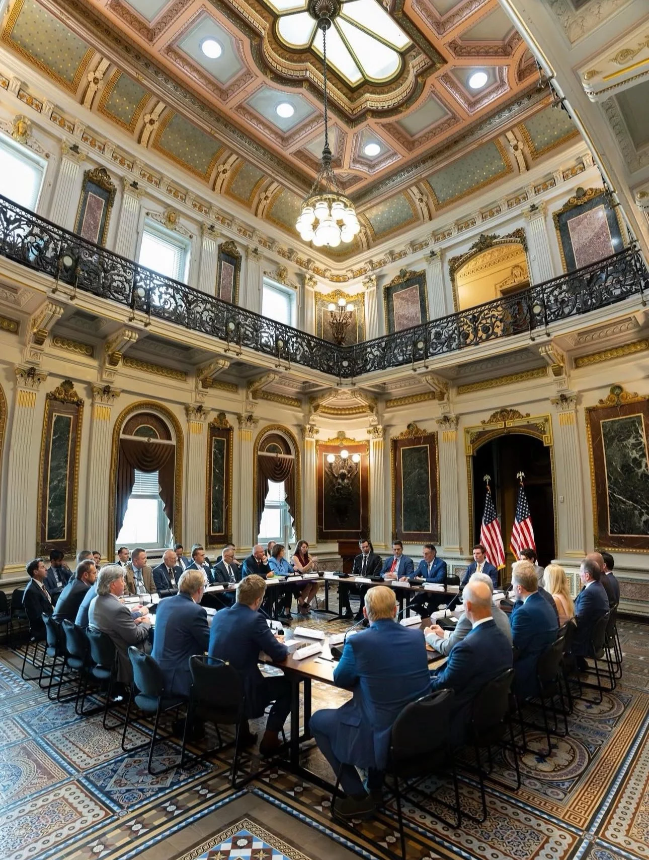 Dan Cabela visits the White House to discuss conservation