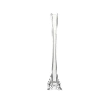 28 Inch Tall Eiffel Tower Vases  Glass Tower Vase - Events Wholesale