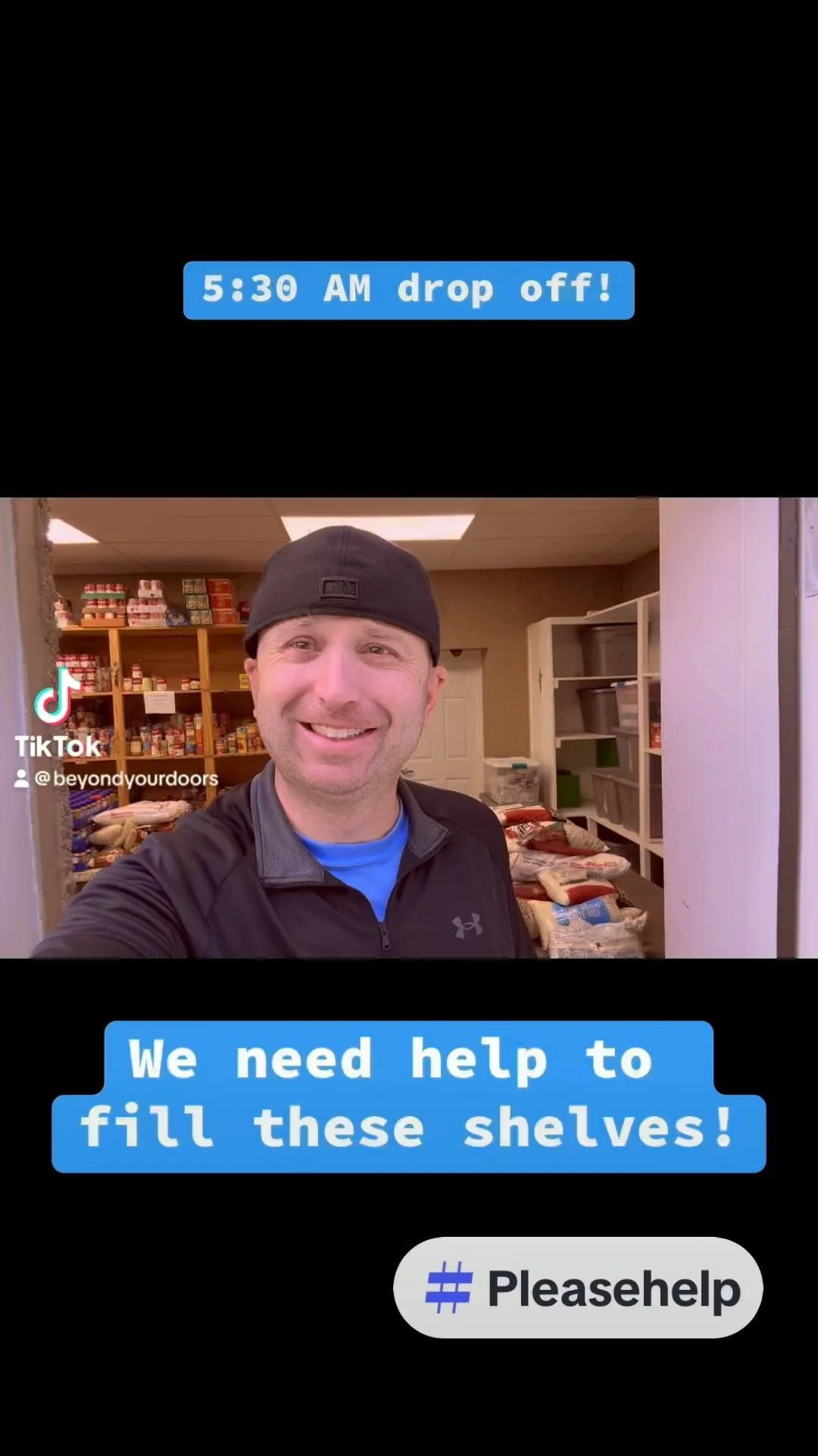 @beyondyourdoors it is so peaceful coming so early in the morning to make this huge drop off. The shelves are empty and families need help. It is heart wrenching to me, knowing that these people need help . I know we can do so much more to help these