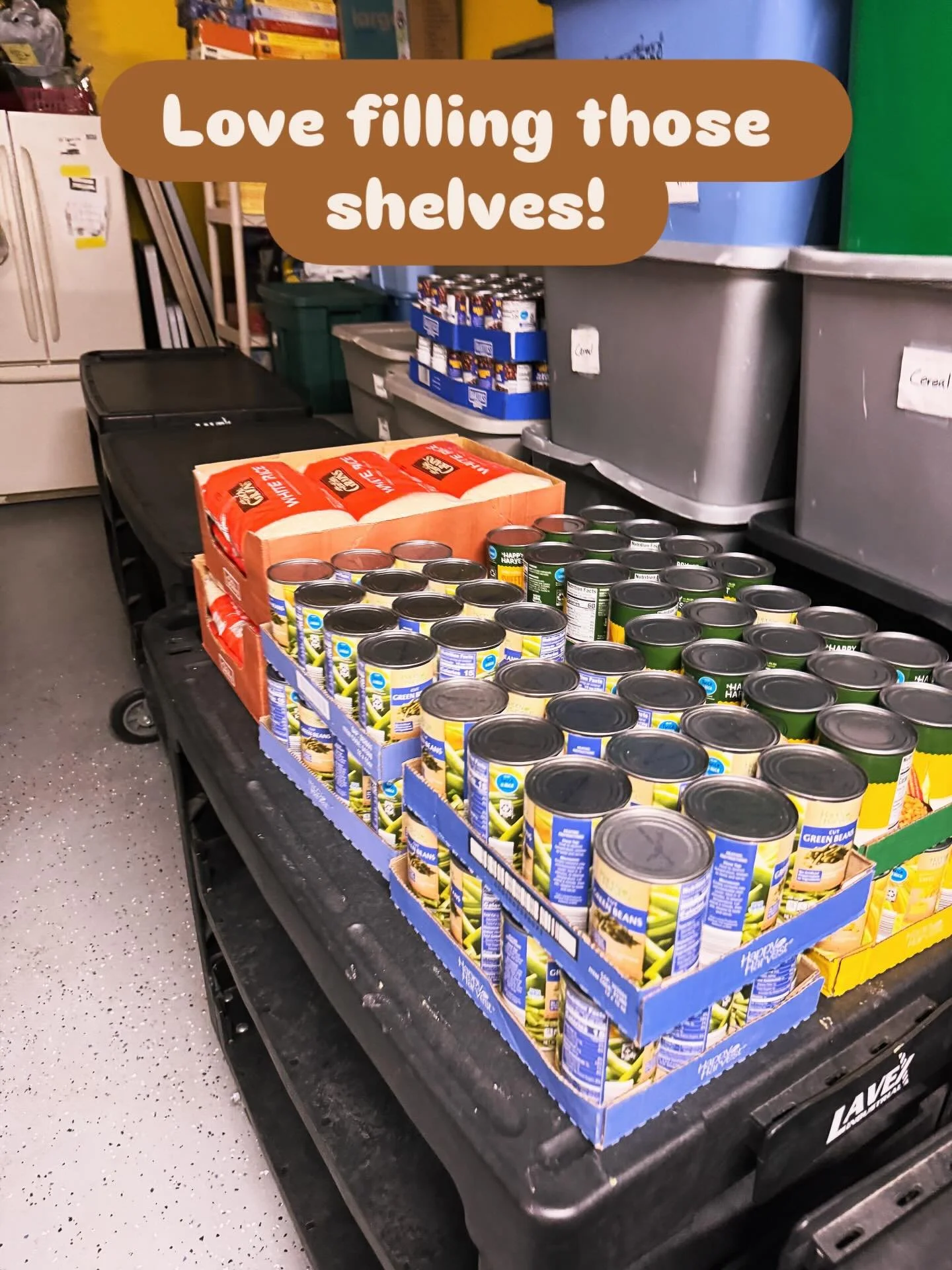 They had a second request this week and I had to drop off. I knew their pantry was empty and it felt good to fill it another time. #pantry #give #help