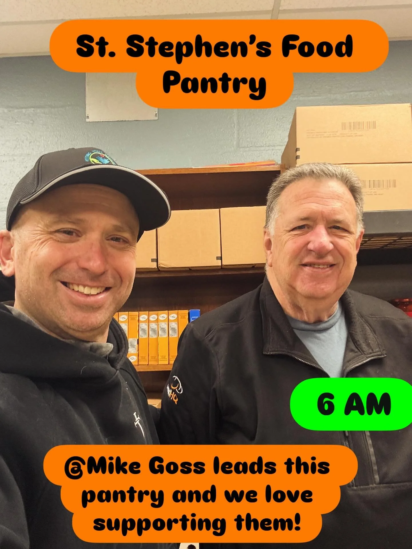 We had a drop off at 6 AM this morning, Mike met me to help unload. He works tirelessly to support our community. We love supporting their effort.
#giving #food #pantry #foodbank #family mike goss @bcwise12