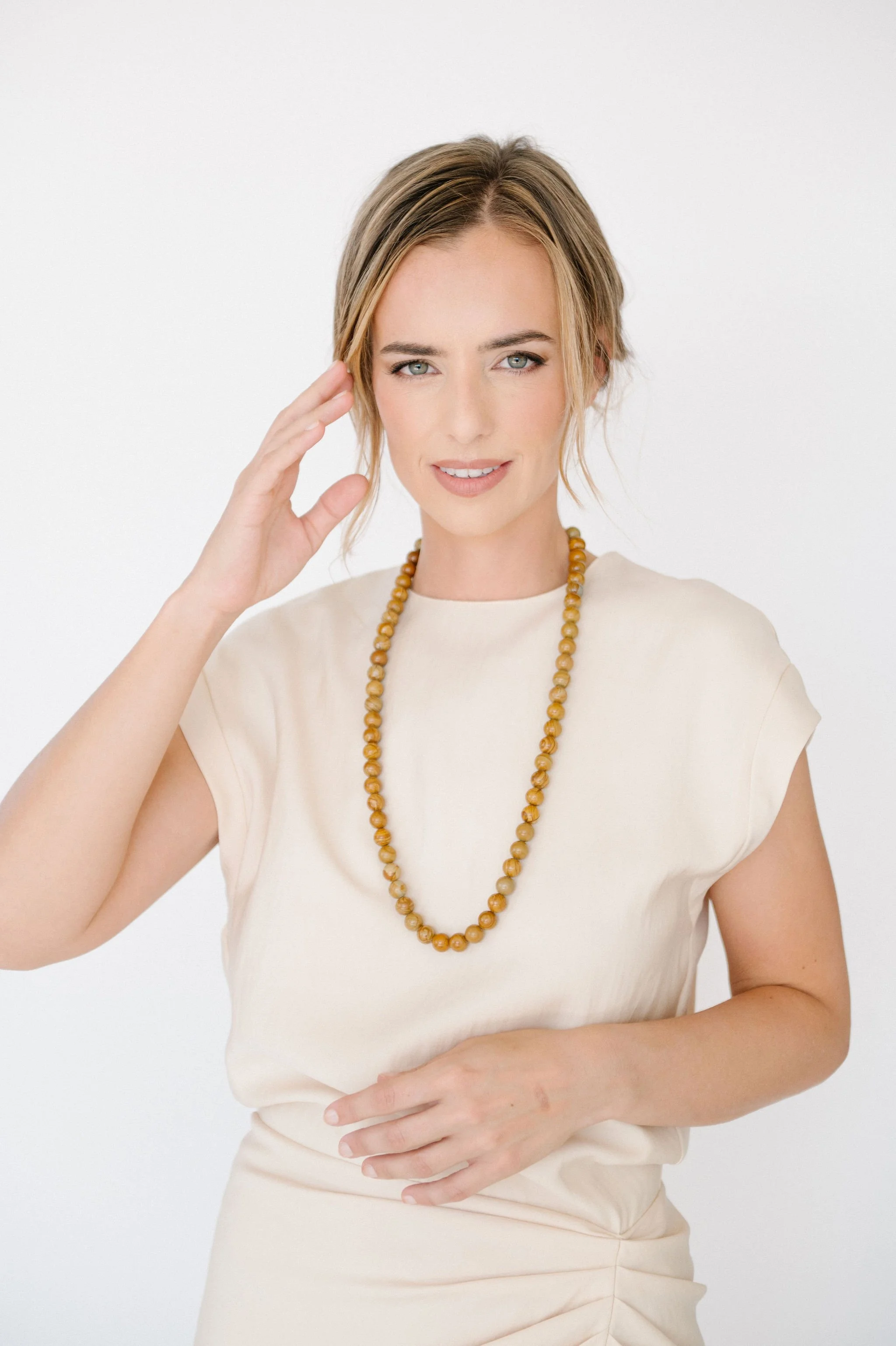 Long Jasper Necklace