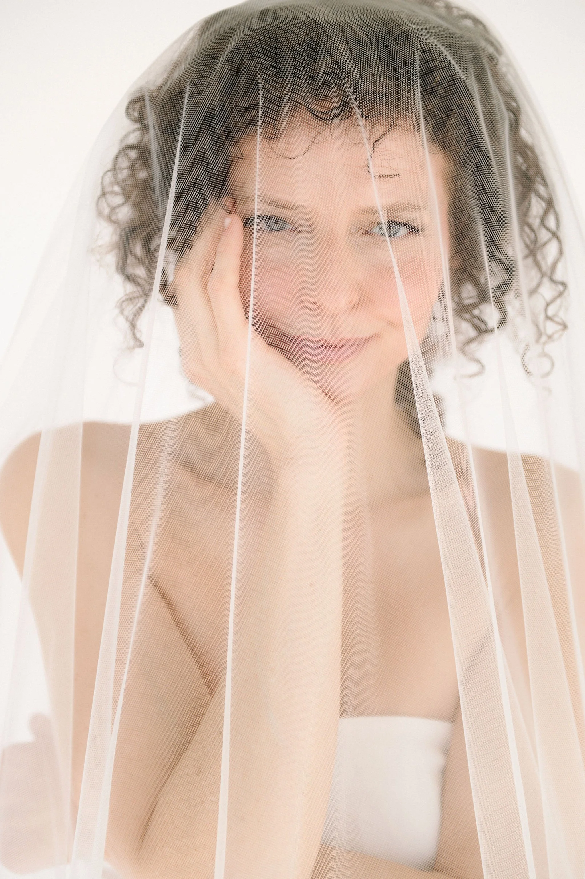 Drop Veil in Soft Italian Tulle