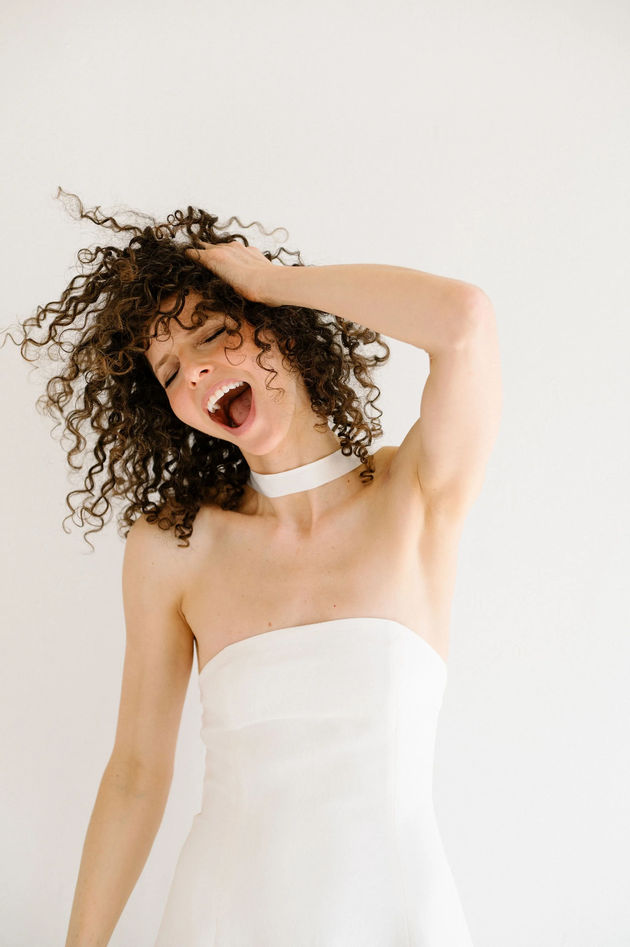 Long Skinny Neck Tie Scarf in Silk