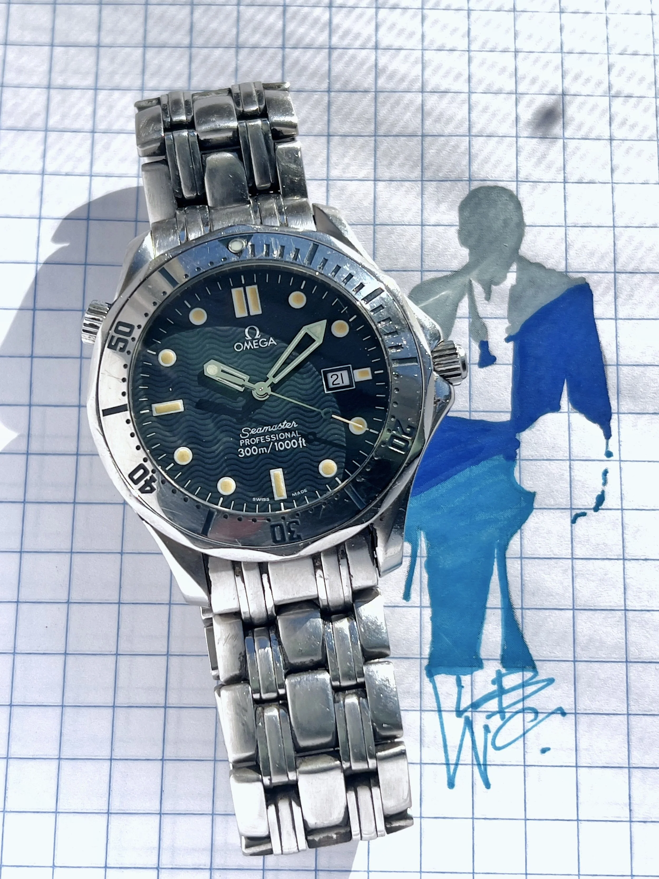 Omega Seamaster 300M Professional 2542.80.00 41mm Quartz