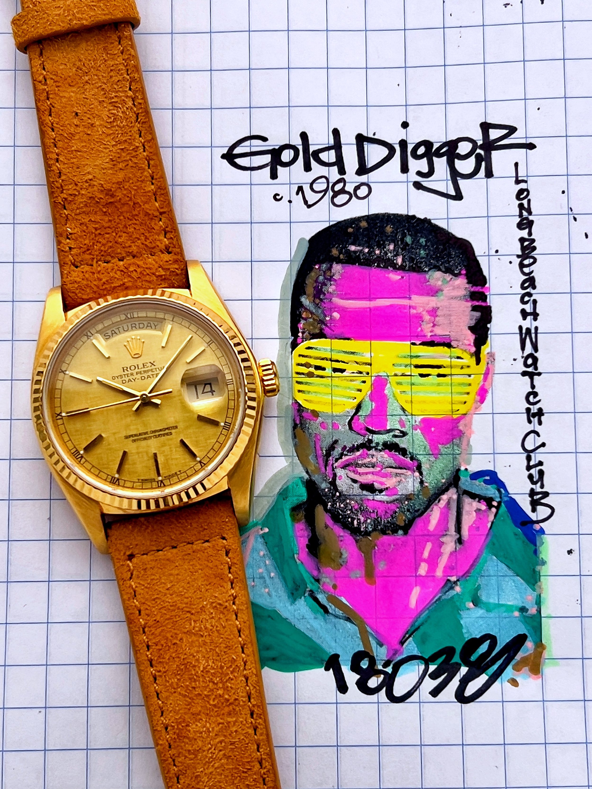 Rolex Day Date ref. 18038 circa 1980 with Rolex service papers