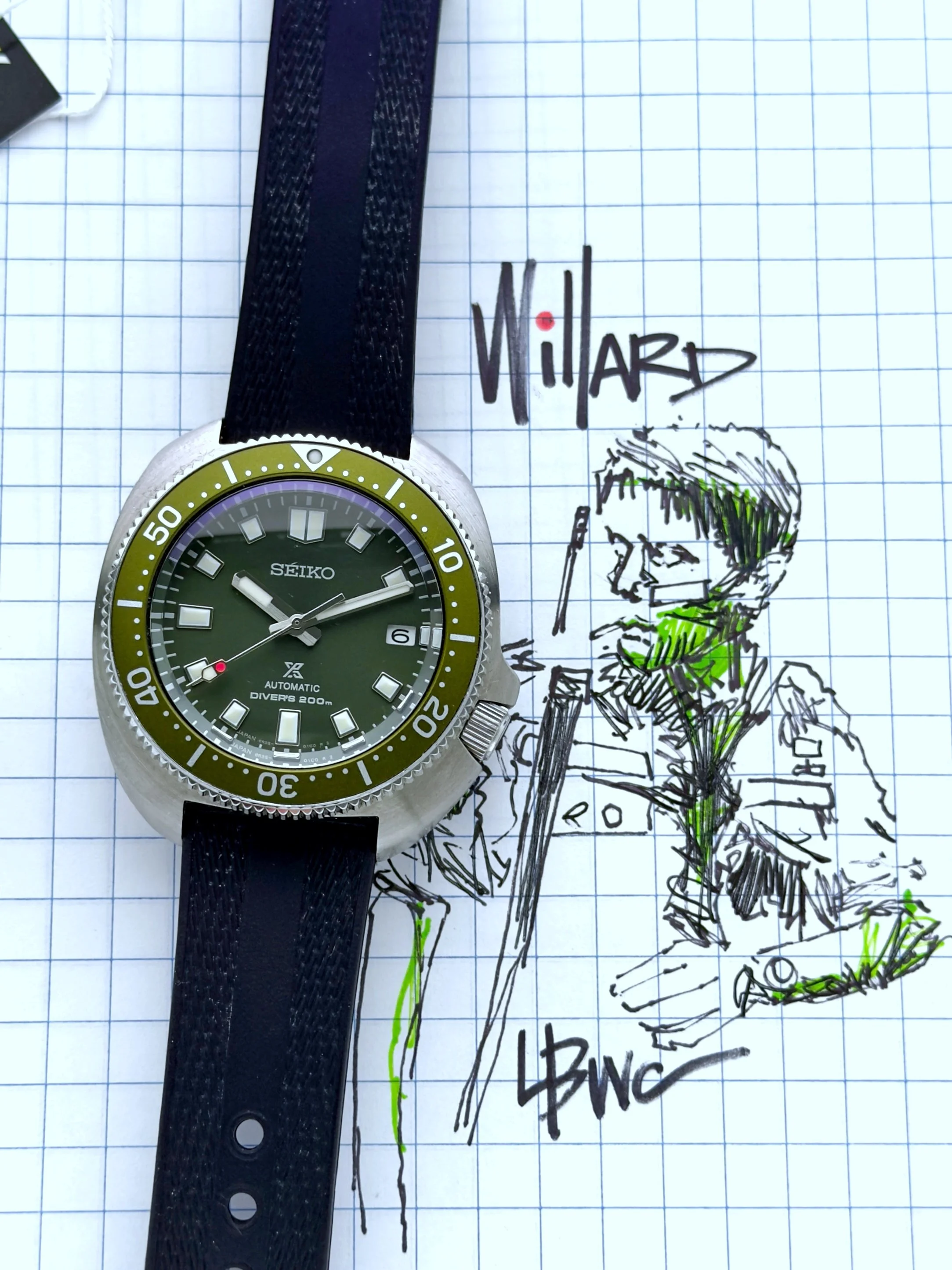 SEIKO PROSPEX 'Captain Willard' Re-Interpretation  43mm Spb153