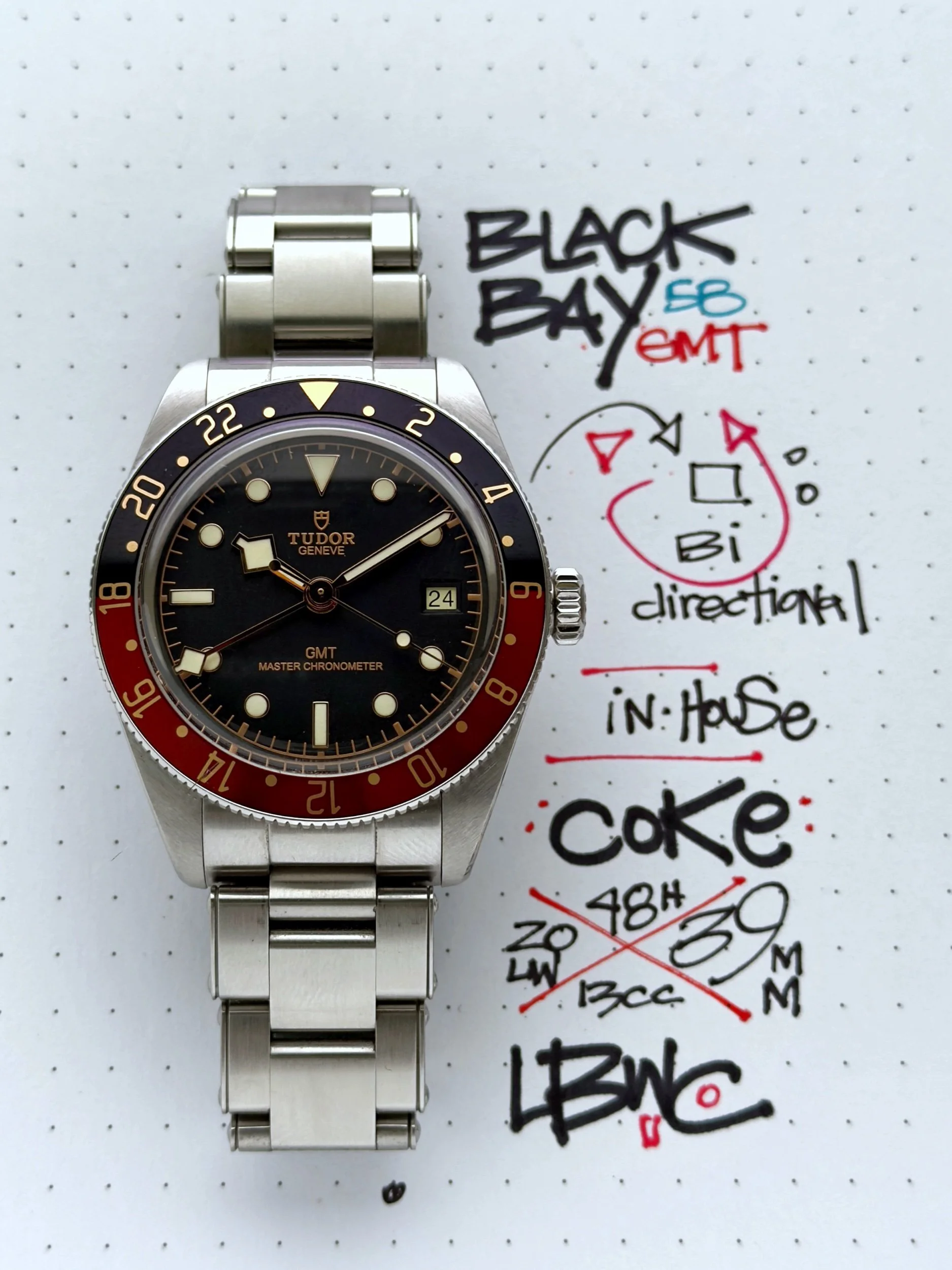 Tudor Black Bay 58 GMT "Coke"