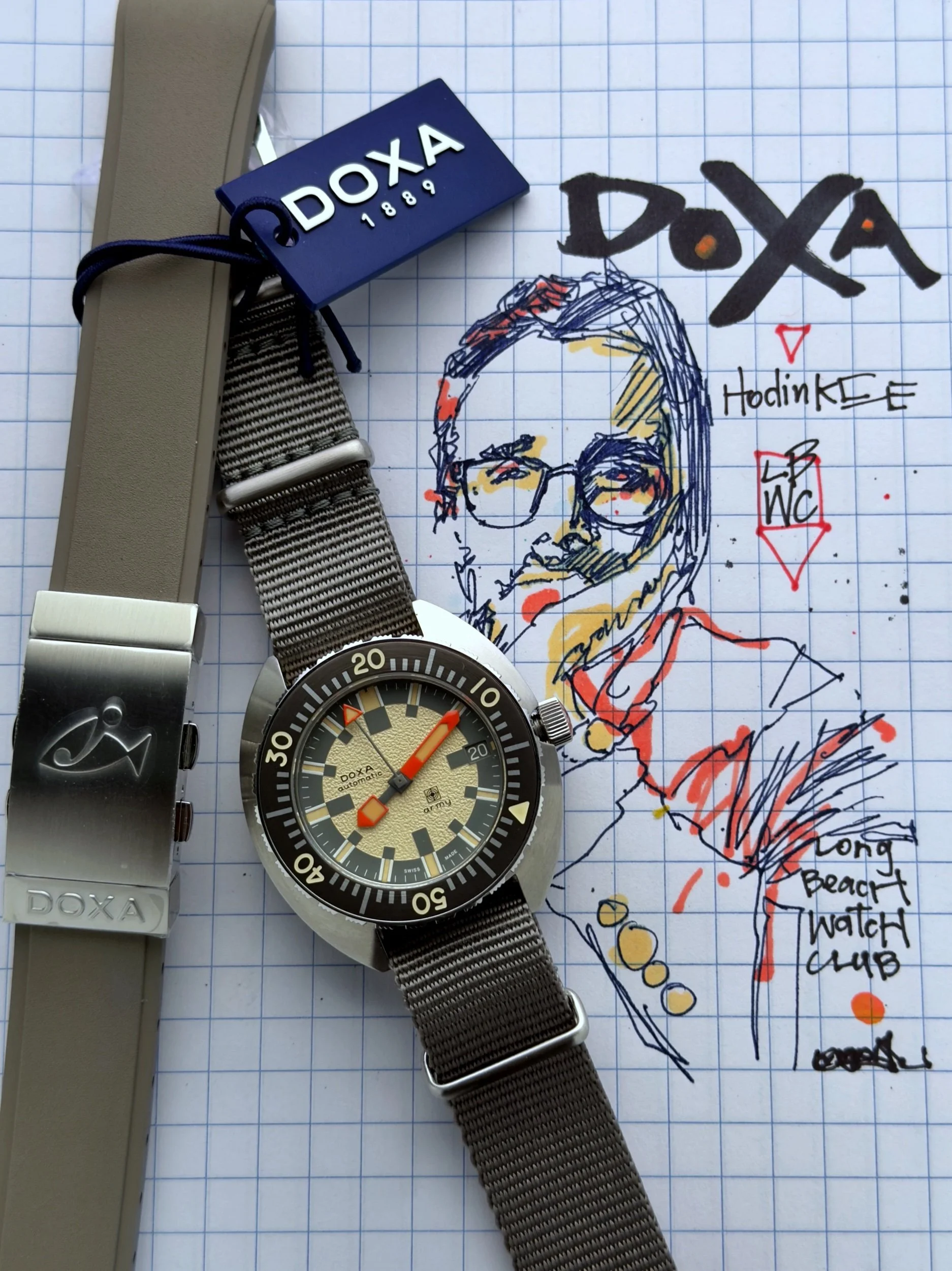 Doxa SUB Army 200T for Hodinkee Limited Edition