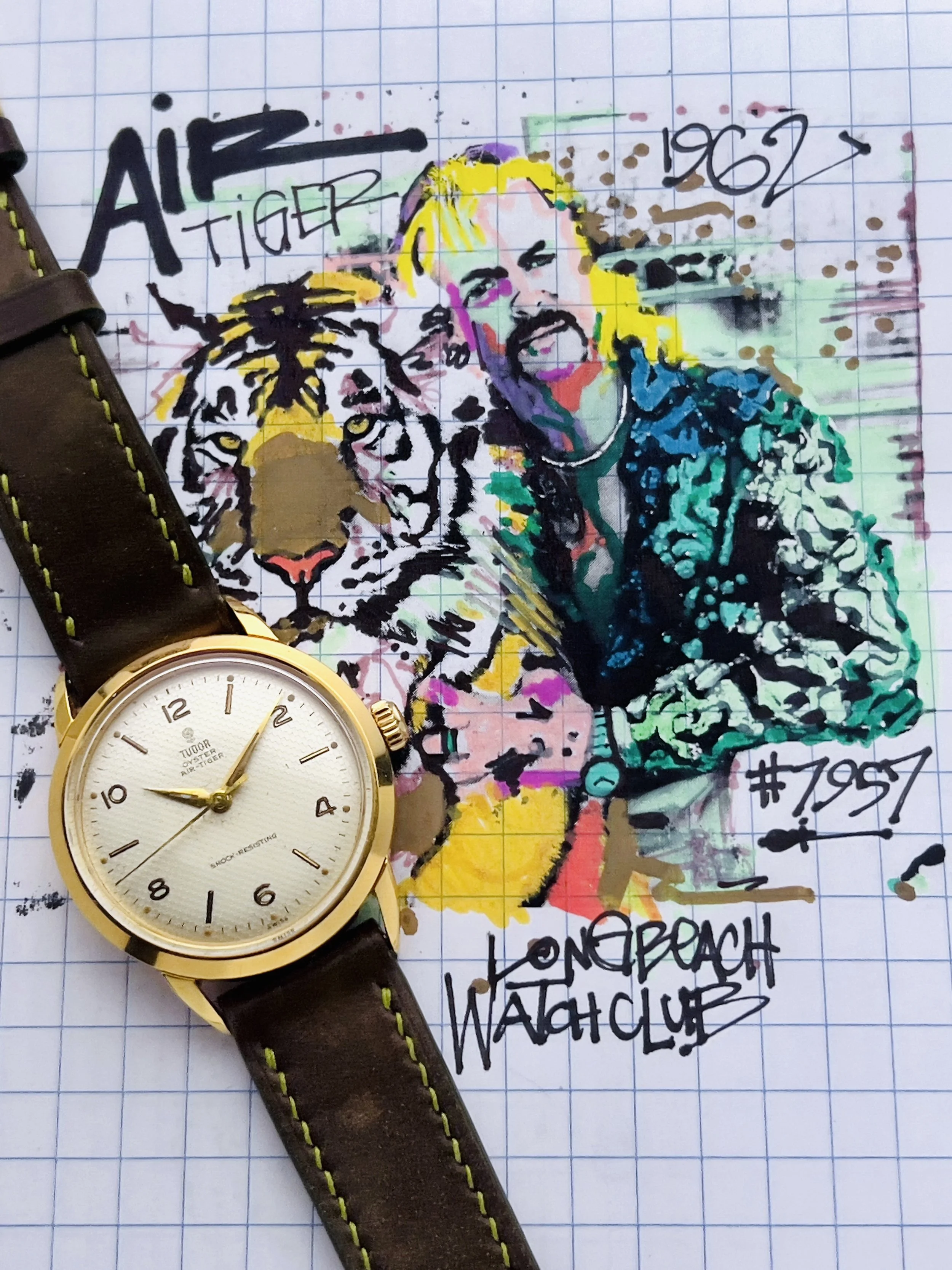 Tudor Oyster Air Tiger ref. 7957 circa 1962