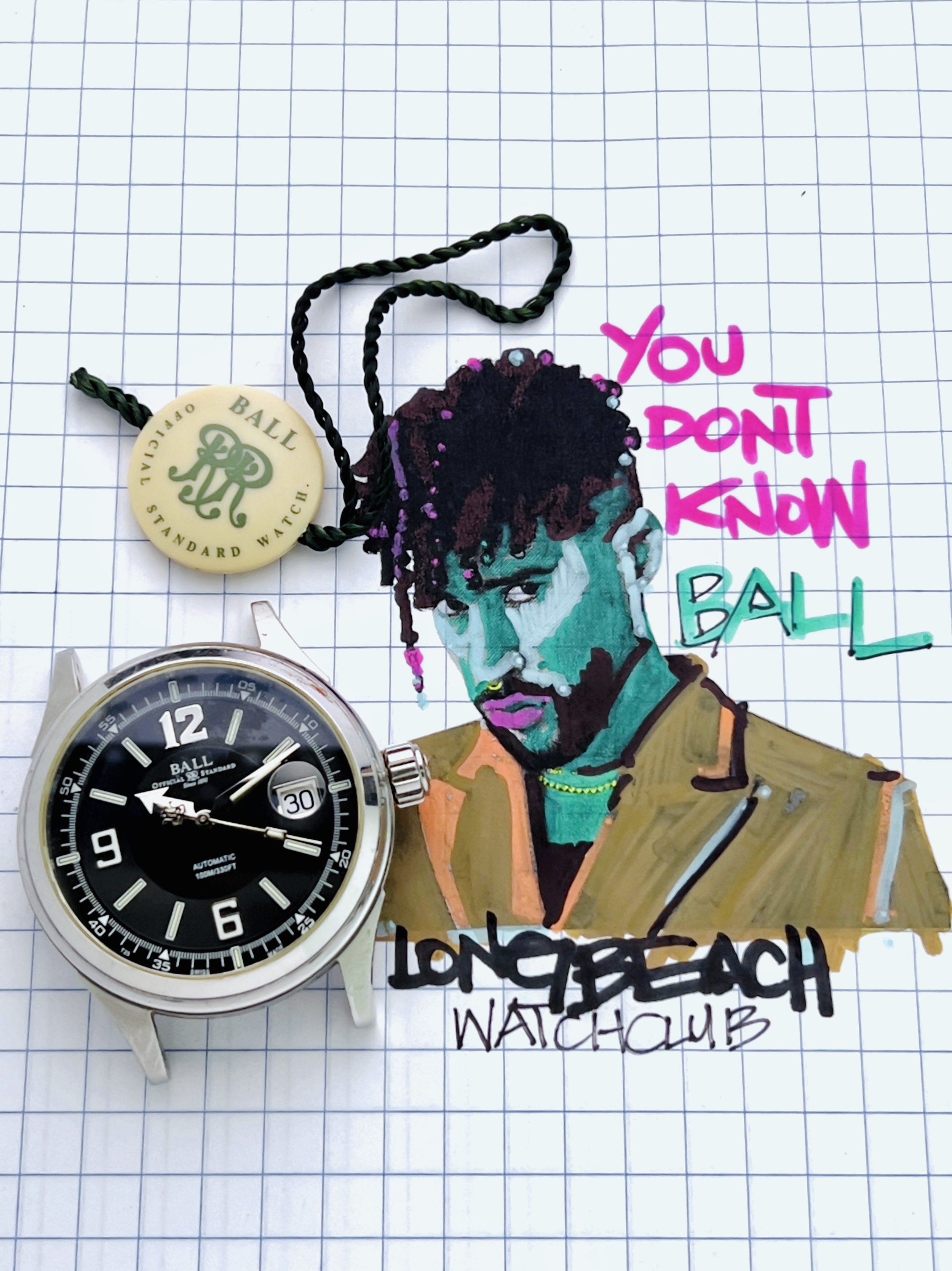 BALL Fireman Racer NM2088C-SJ-BKWH