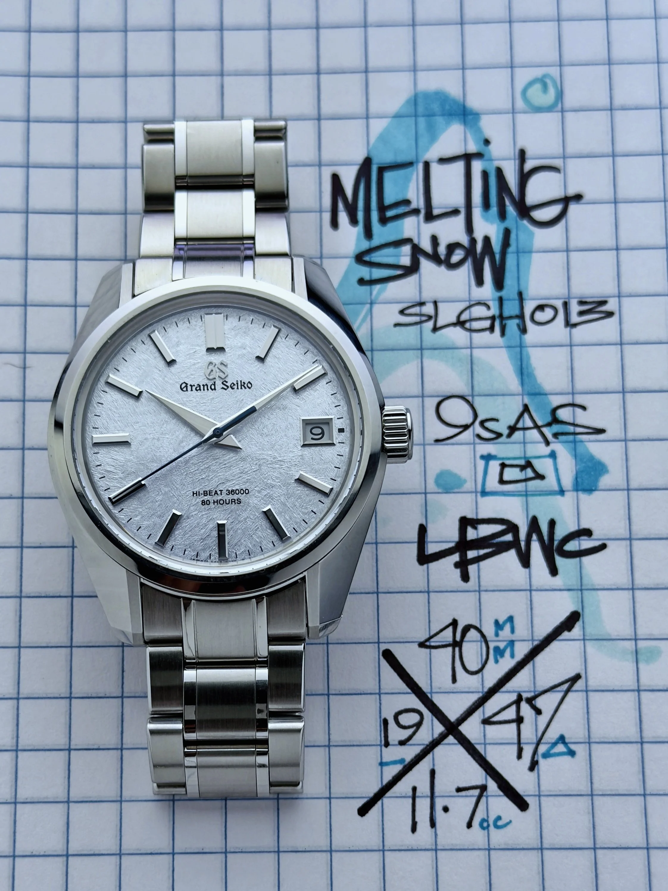 Grand Seiko Heritage ref. SLGH013 Melting Snow