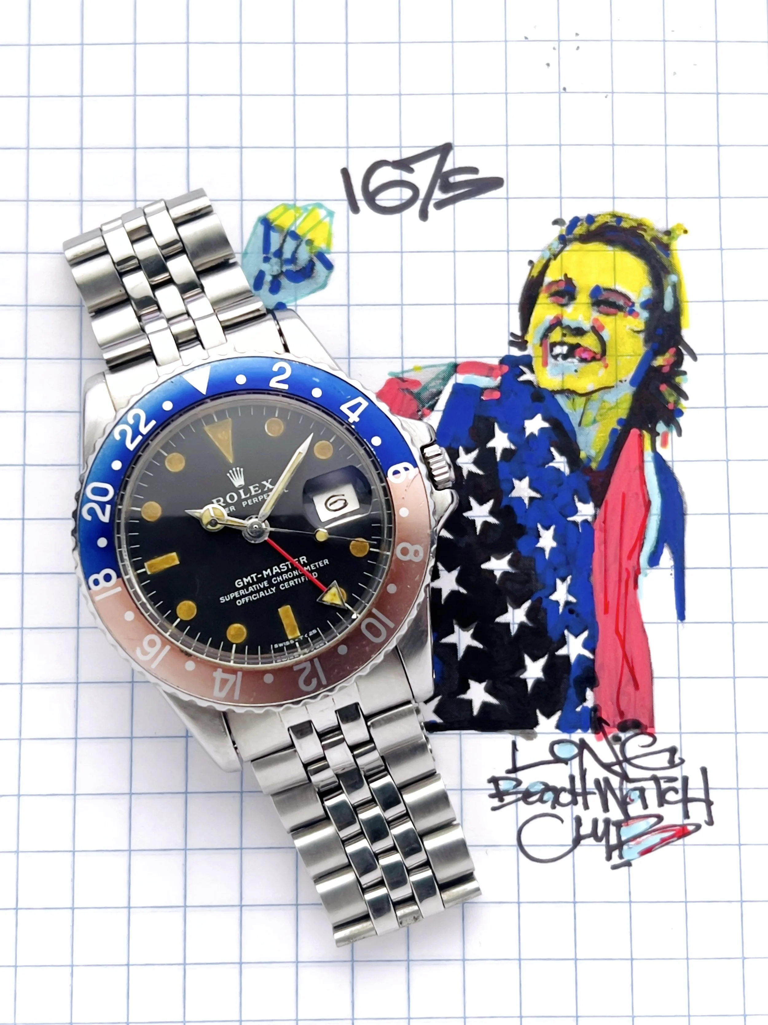 Rolex GMT Master Pepsi ref. 1675 circa 1966
