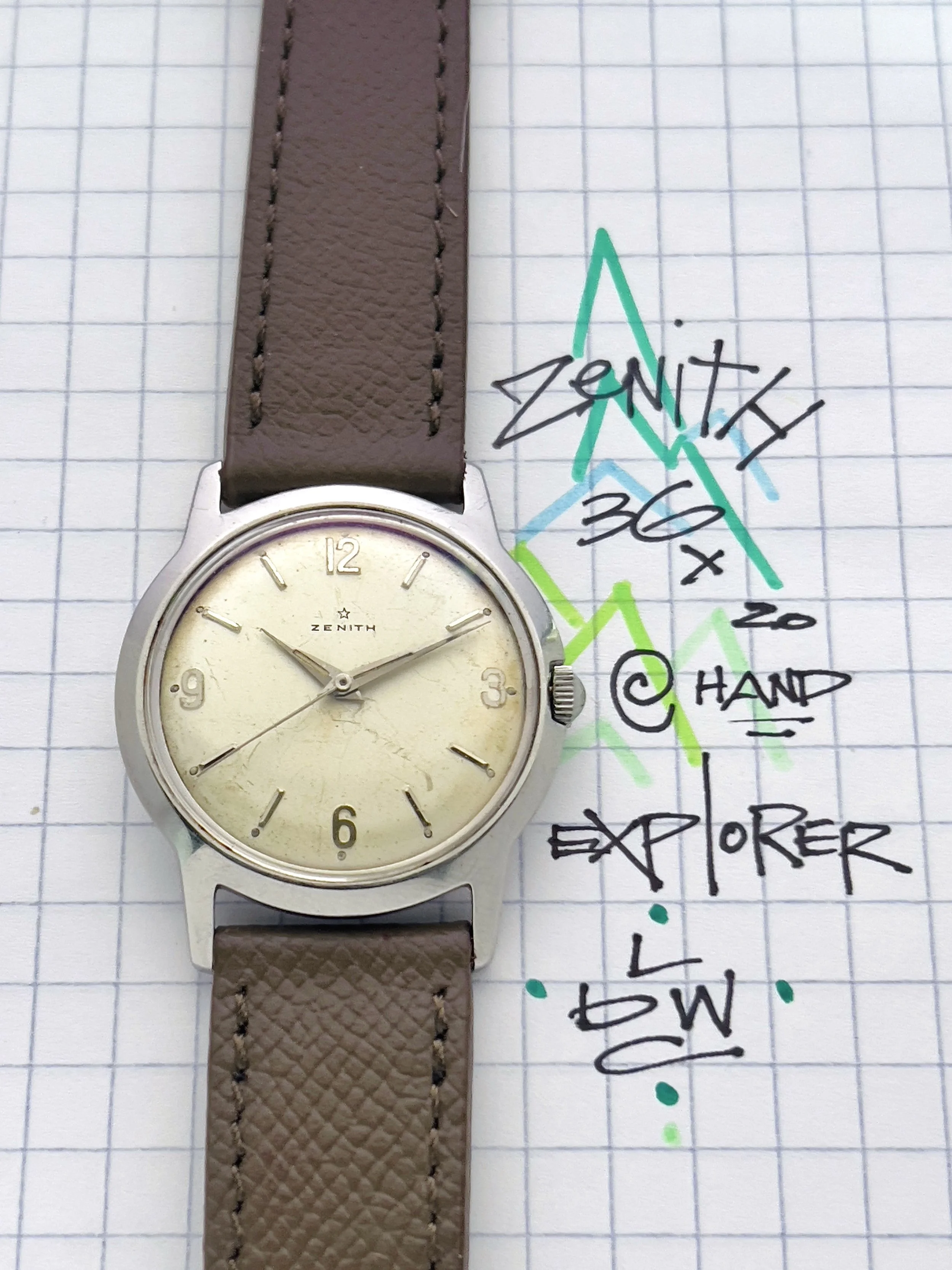 Zenith “Explorer” Manual Wind 36mm