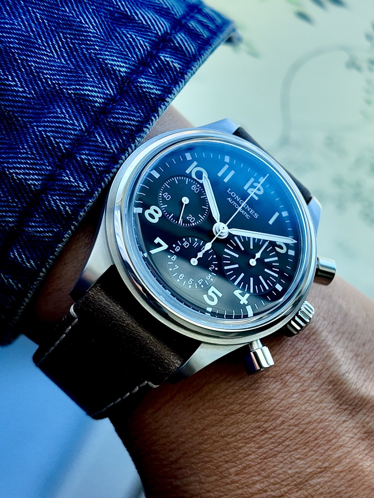 Longines "Avigation" Big Eye L2.816.4.53.2