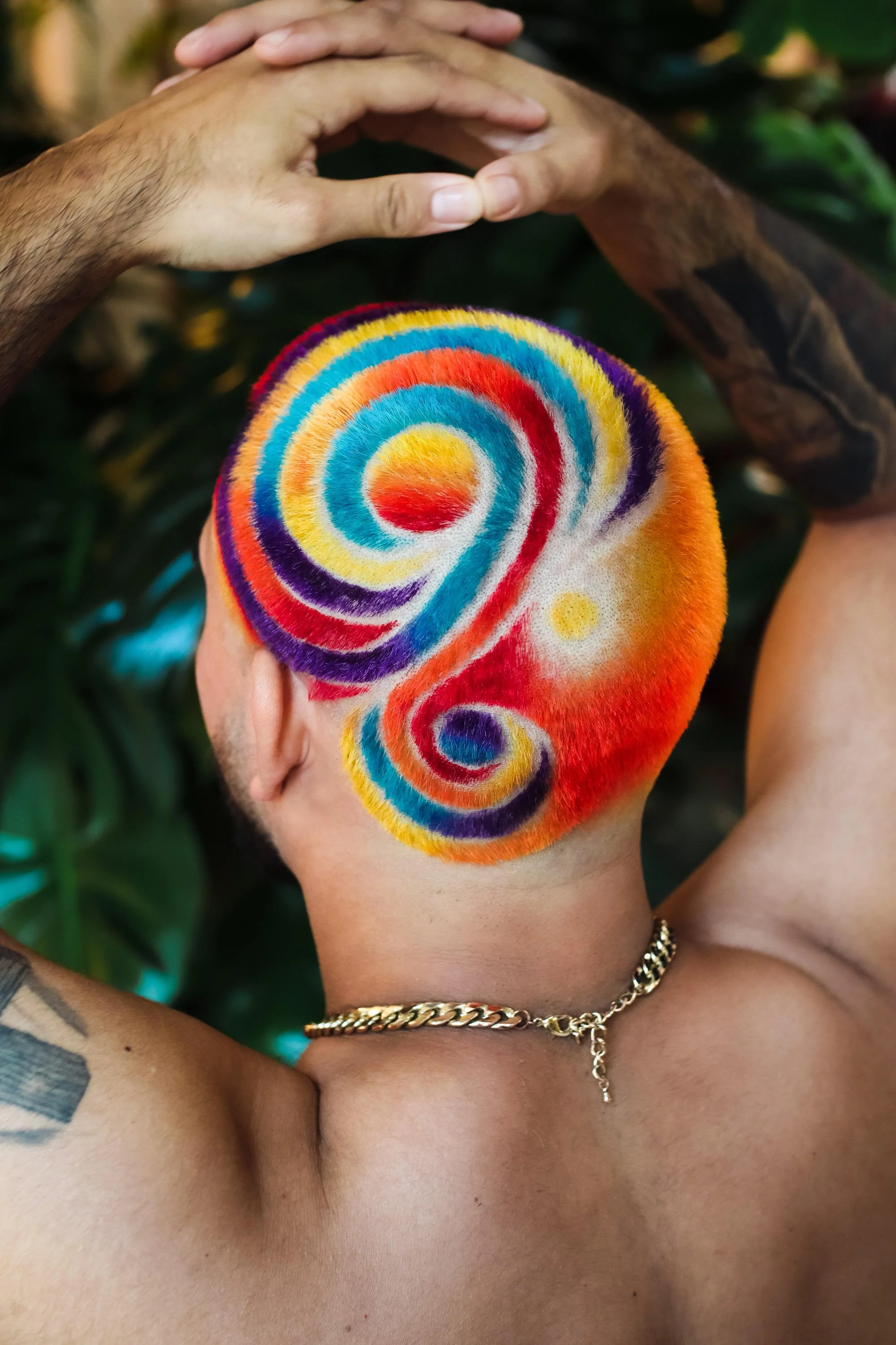 Creative Buzcut Color and Design - Dallas Creative Hairstylist