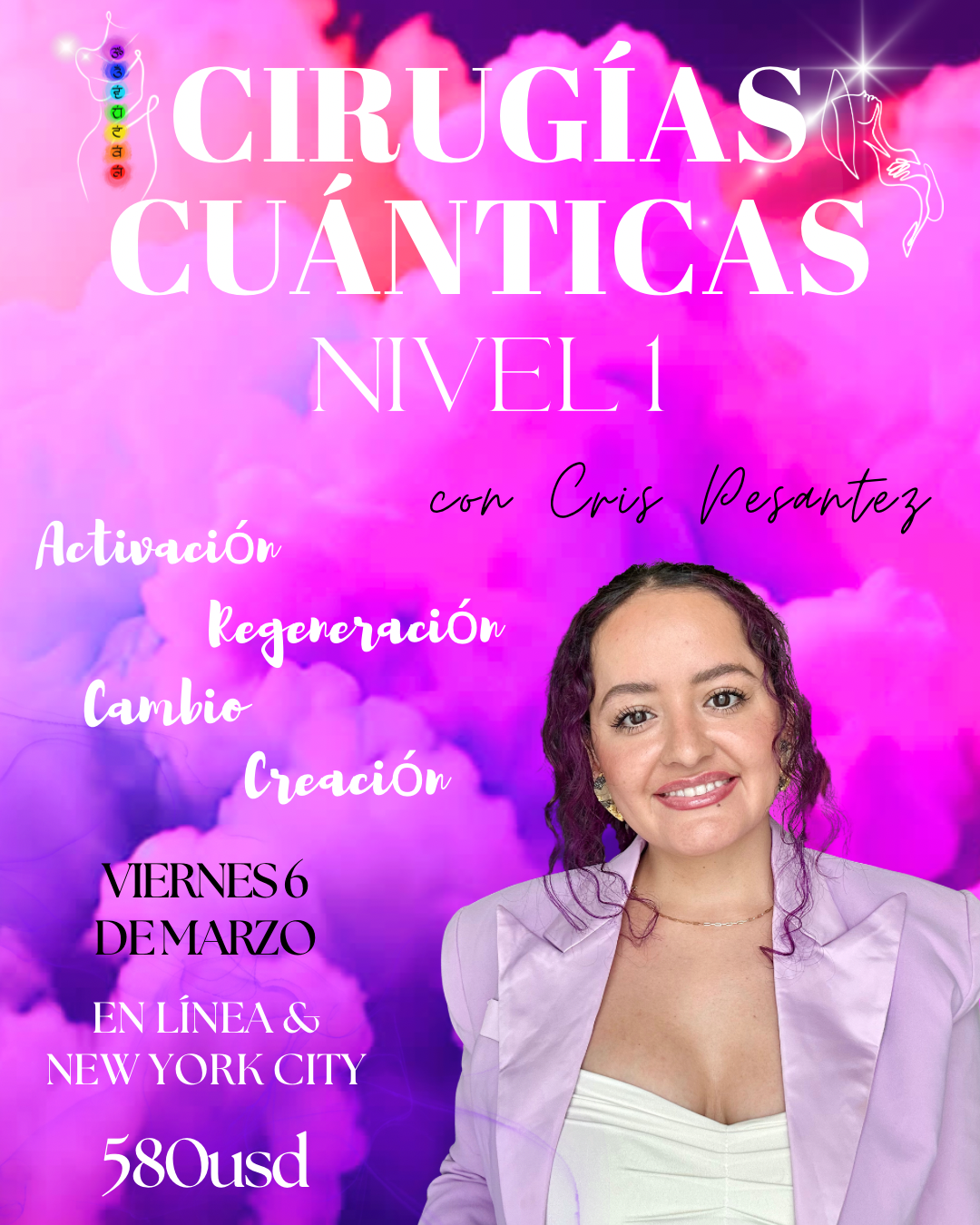 Certificación Nivel 1 de Cirugías Cuánticas en NYC & Online