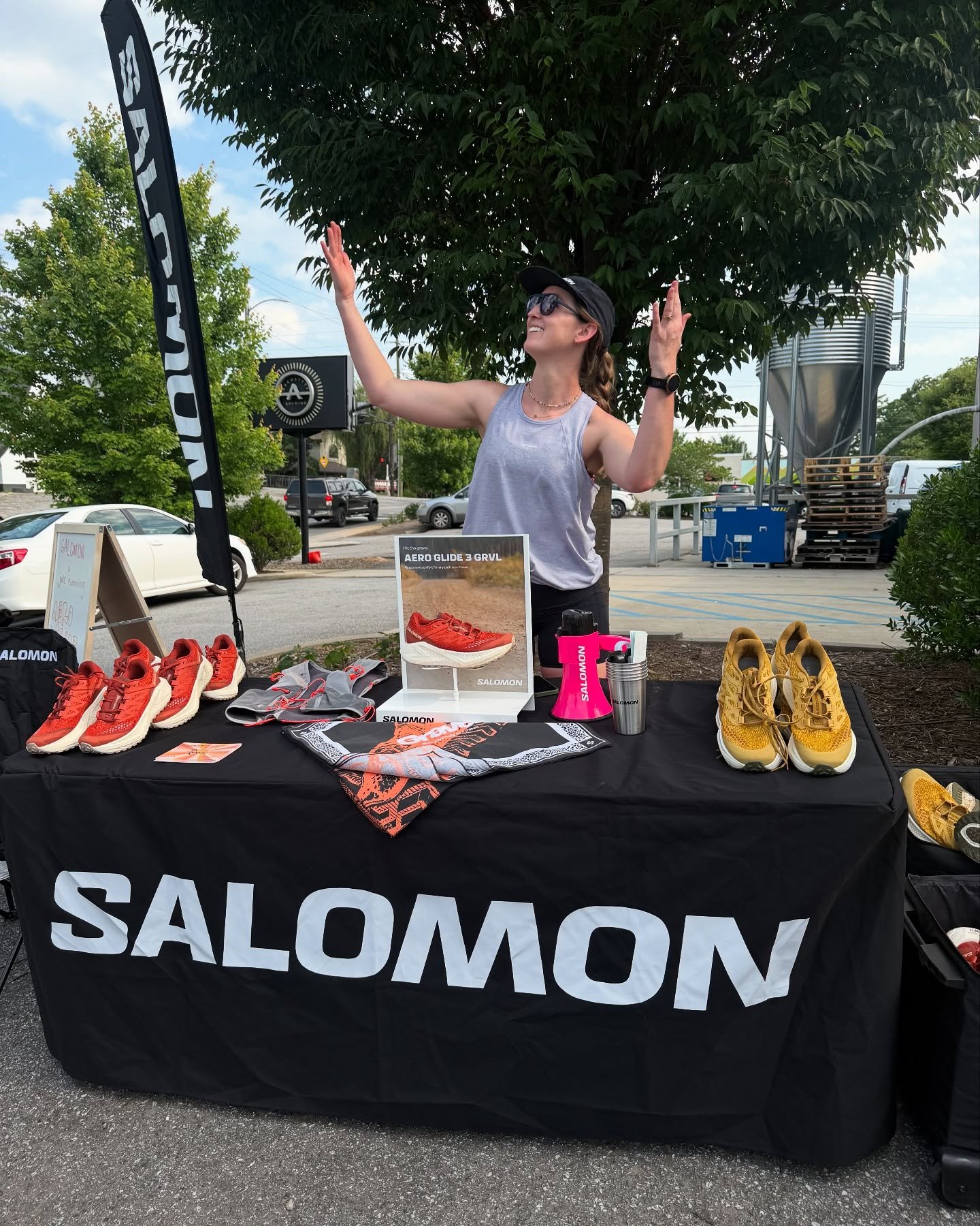 Huge shoutout to @erinandgoose and @salomonrunning for an amazing demo with the Aero Glide 3 GRVL! If you didn&rsquo;t have a chance to demo it, stop by the store and check it out. We continue to sell through this shoe &mdash; so you know it&rsquo;s 