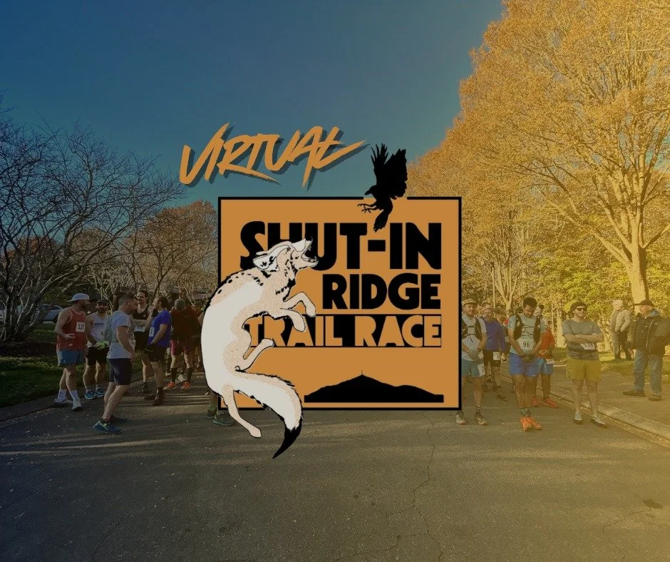 Due to Hurricane Helene and permits not being issued for the Shut-In Trail, we will not be hosting a traditional race this year. However, we are offering a free virtual option for those who would like to participate and run the trail on their own, no