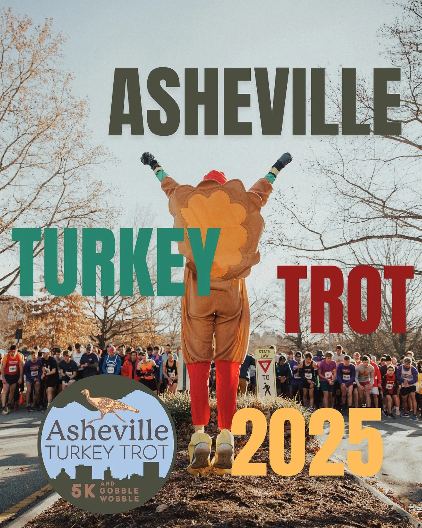Register for the Downtown Asheville Turkey Trot today and join us for the biggest family-friendly event of the season! Link in the bio or visit AshevilleTurkeyTrot.com 🦃 

#asheville #avl #runavl #run828 #runners #running #turkeytrot