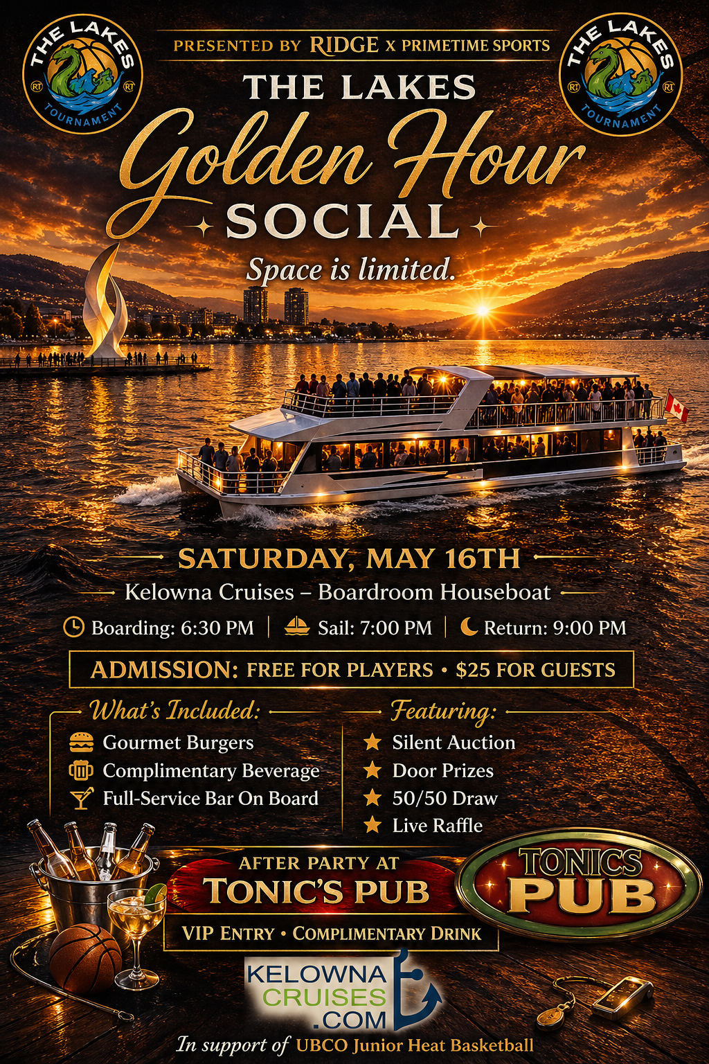 Get in The Game Social & Fundraiser - The Lakes Basketball Tournament