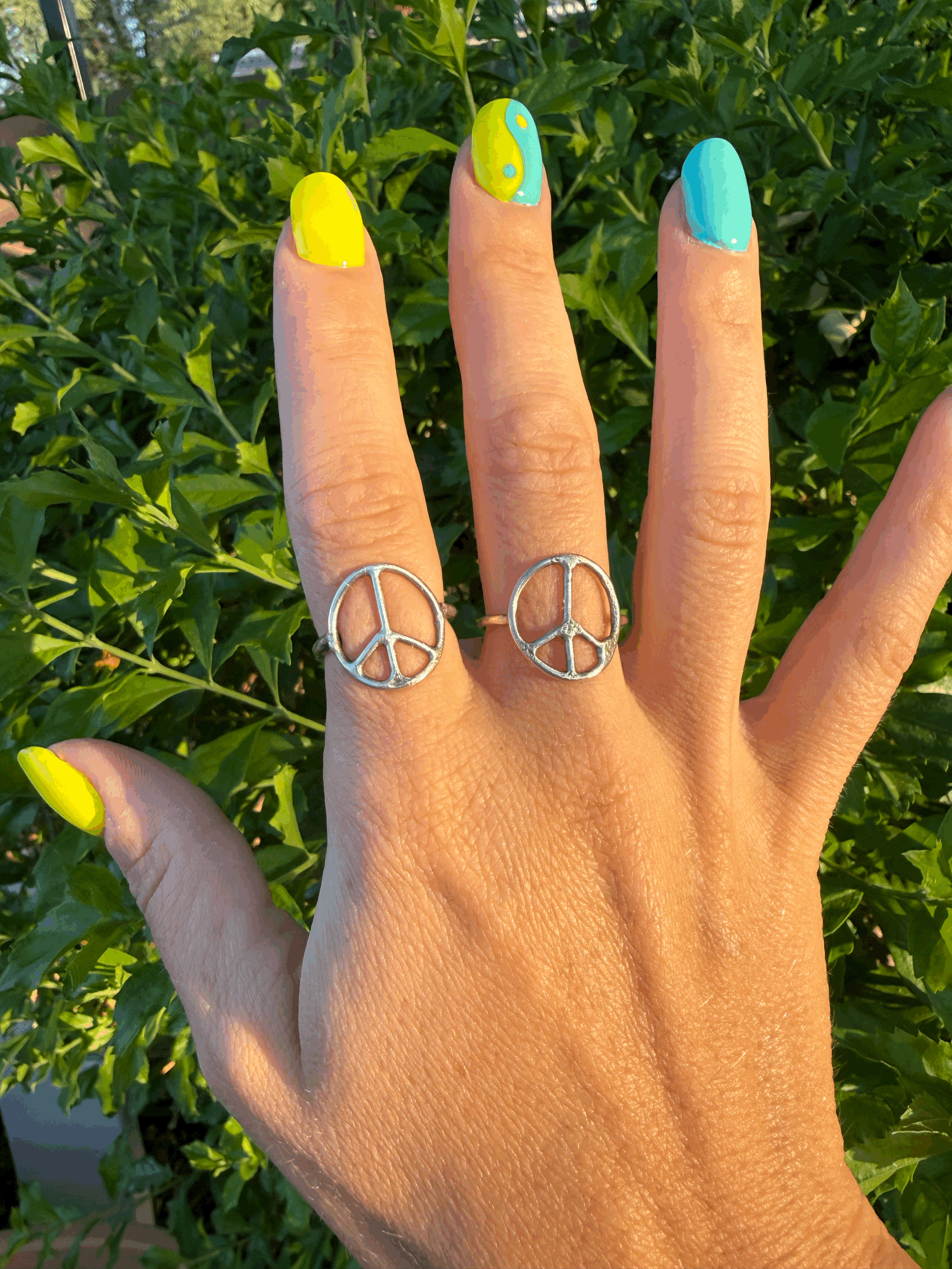 Handmade Peace Ring