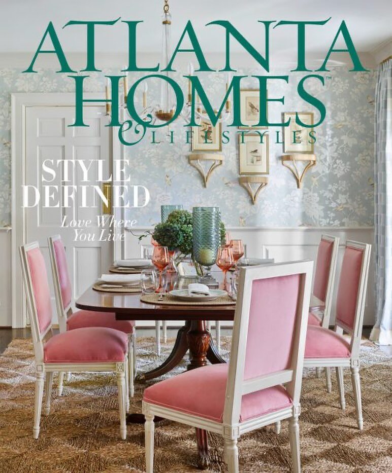 💫🎙️Hot Off the Press ! ✨ Gibbs House Design is thrilled to partner with @atlantahomesmag in this month&rsquo;s April 2024 edition! Atlanta Homes &amp; Lifestyles Magazine is a premier design publication in the South and throughout the country which