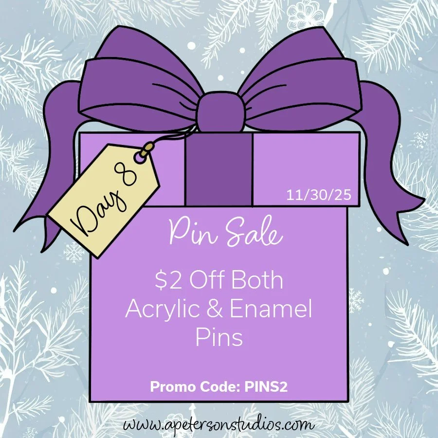 Day 8 of our 12 Days of Gifting shines a spotlight on the perfect little accents: pins! Whether you&rsquo;re into the glossy charm of acrylic, the natural vibe of wood, or the classic pop of enamel, we&rsquo;ve got pins to match every style and perso